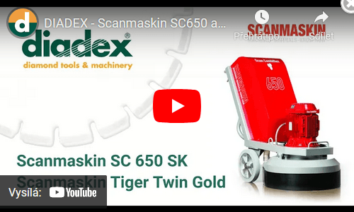 podlahová brúska Scanmaskin SC 650