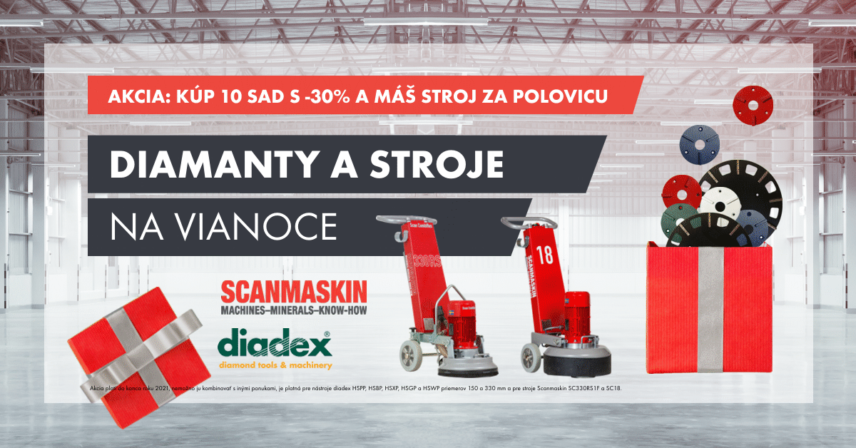Scanmaskin AKCIA: kúp 10 sad s -30% a máš stroj za polovicu
